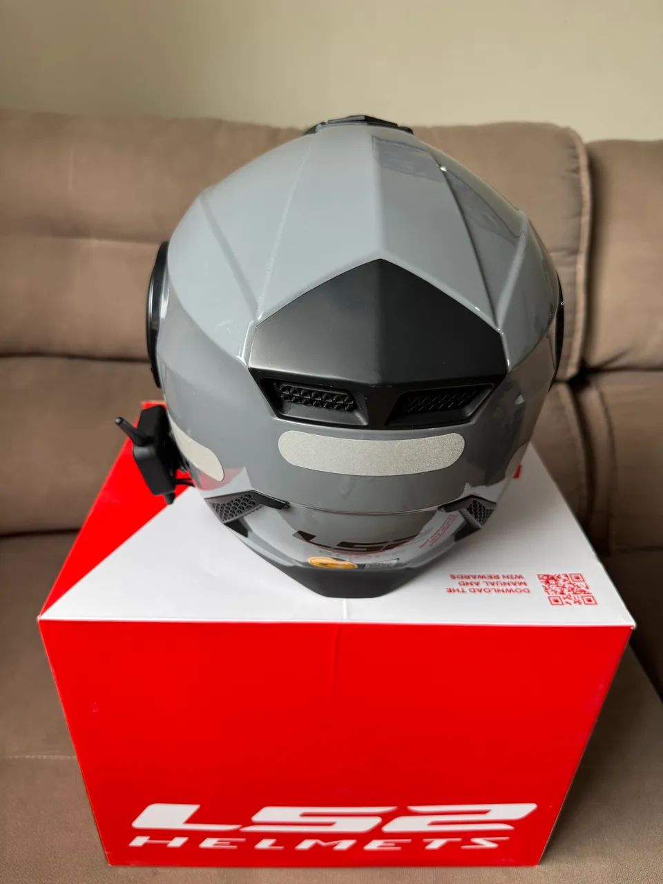Capacete LS2 Scope - Usado 2 vezes - Foto 3