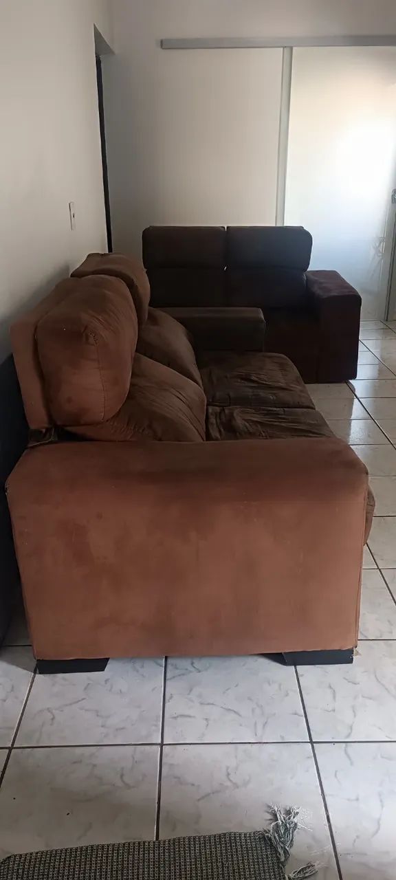 Sofá retrátil 3 e 2 lugares. - Foto 4