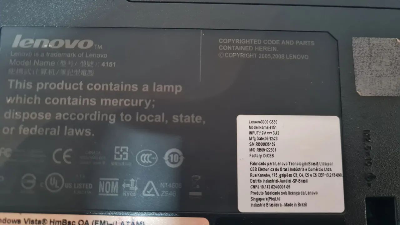 Notebook Lenovo G530 - Foto 5