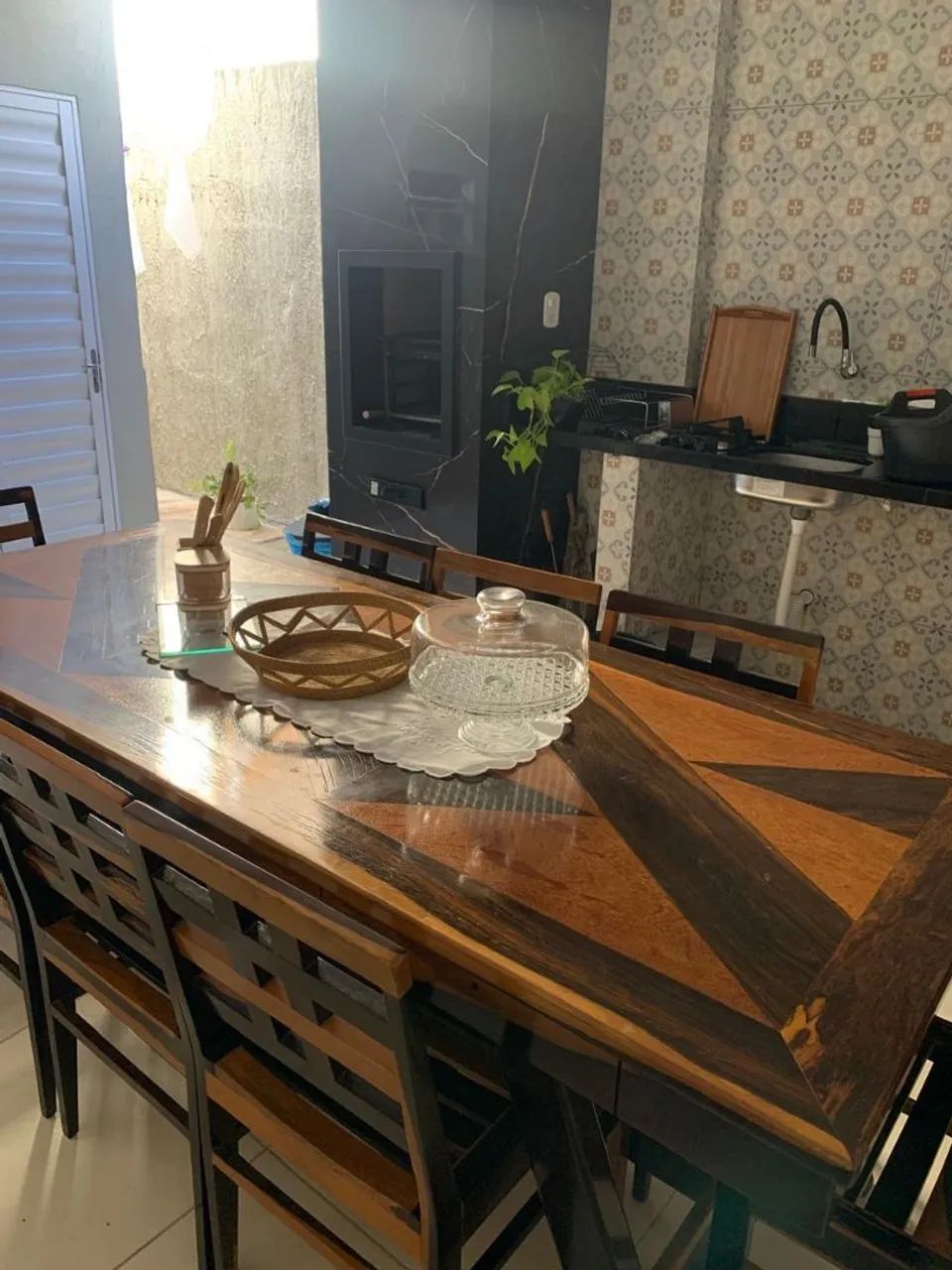 Mesa 2,20 com 8 cadeiras - Foto 4
