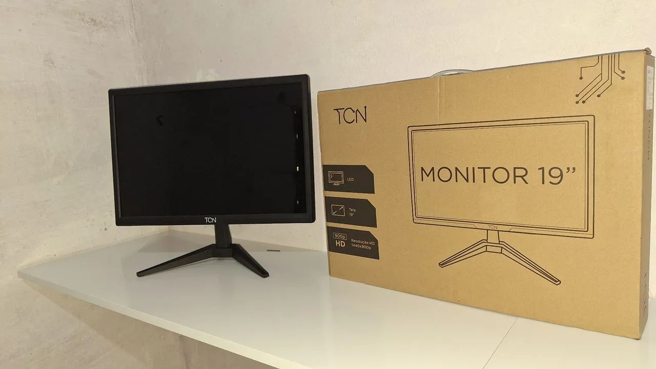 Monitor 19 polegadas NOVO 3 meses de garantia - Foto 3