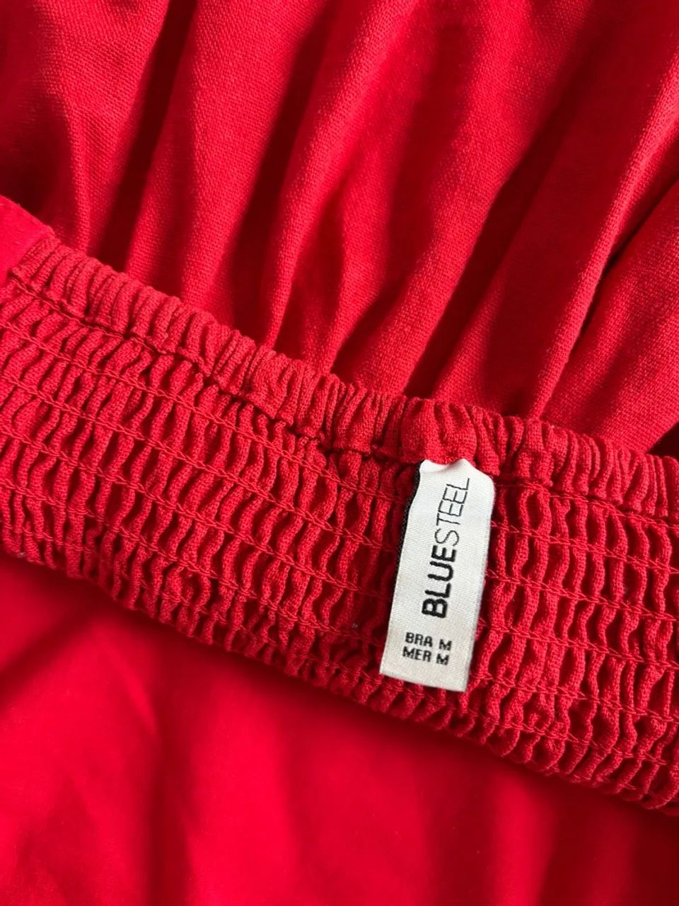 Blusa bluesteel vermelha M - Foto 3