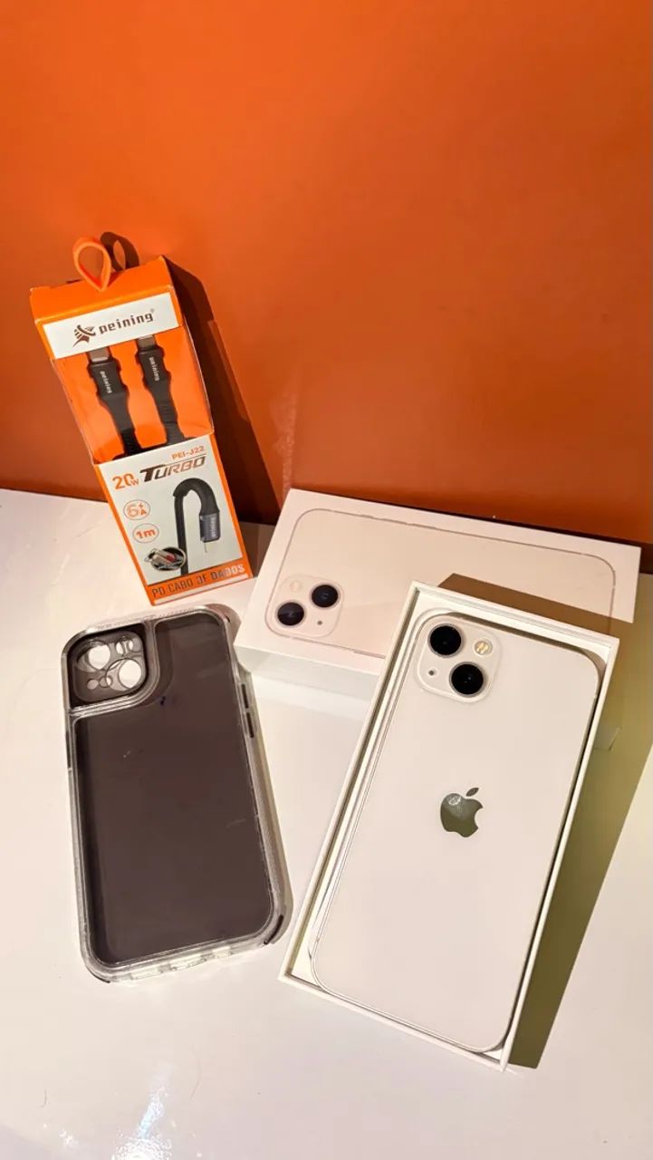 Iphone 13 128g Acompanha cabo e capinha - Foto 3