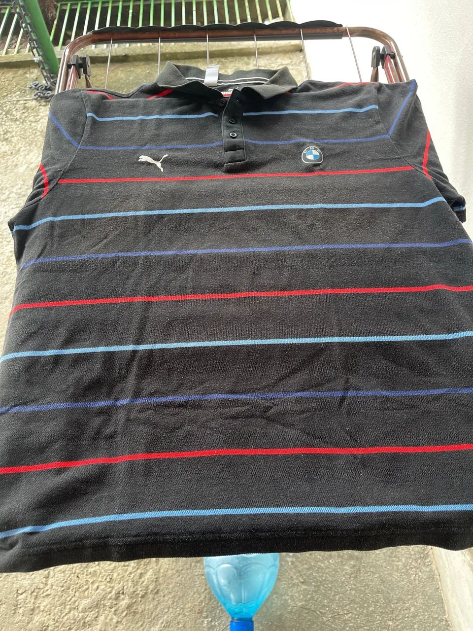 Camisa Polo Puma BMW Motorsport Striped Original - Tam GG Seminova Sem Etiqueta. - Foto 3