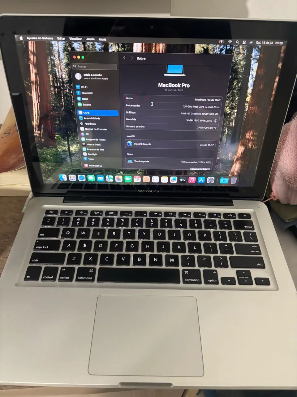 Macbook pro 2012
