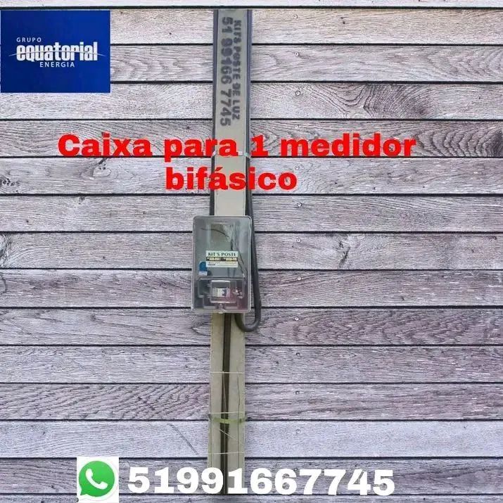 Poste de luz padrão Equatorial  - Foto 3
