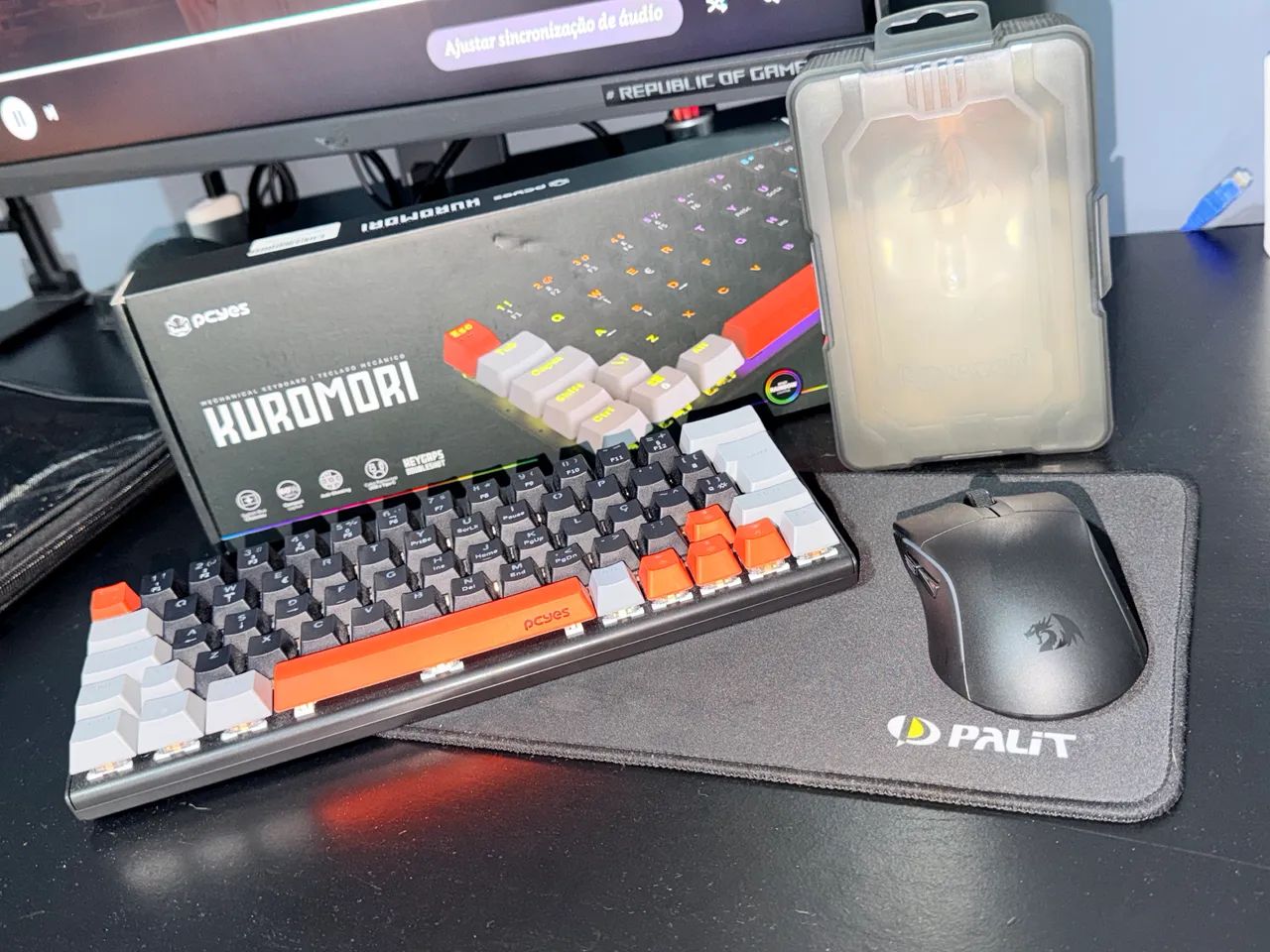 Kit mouse teclado gamer 