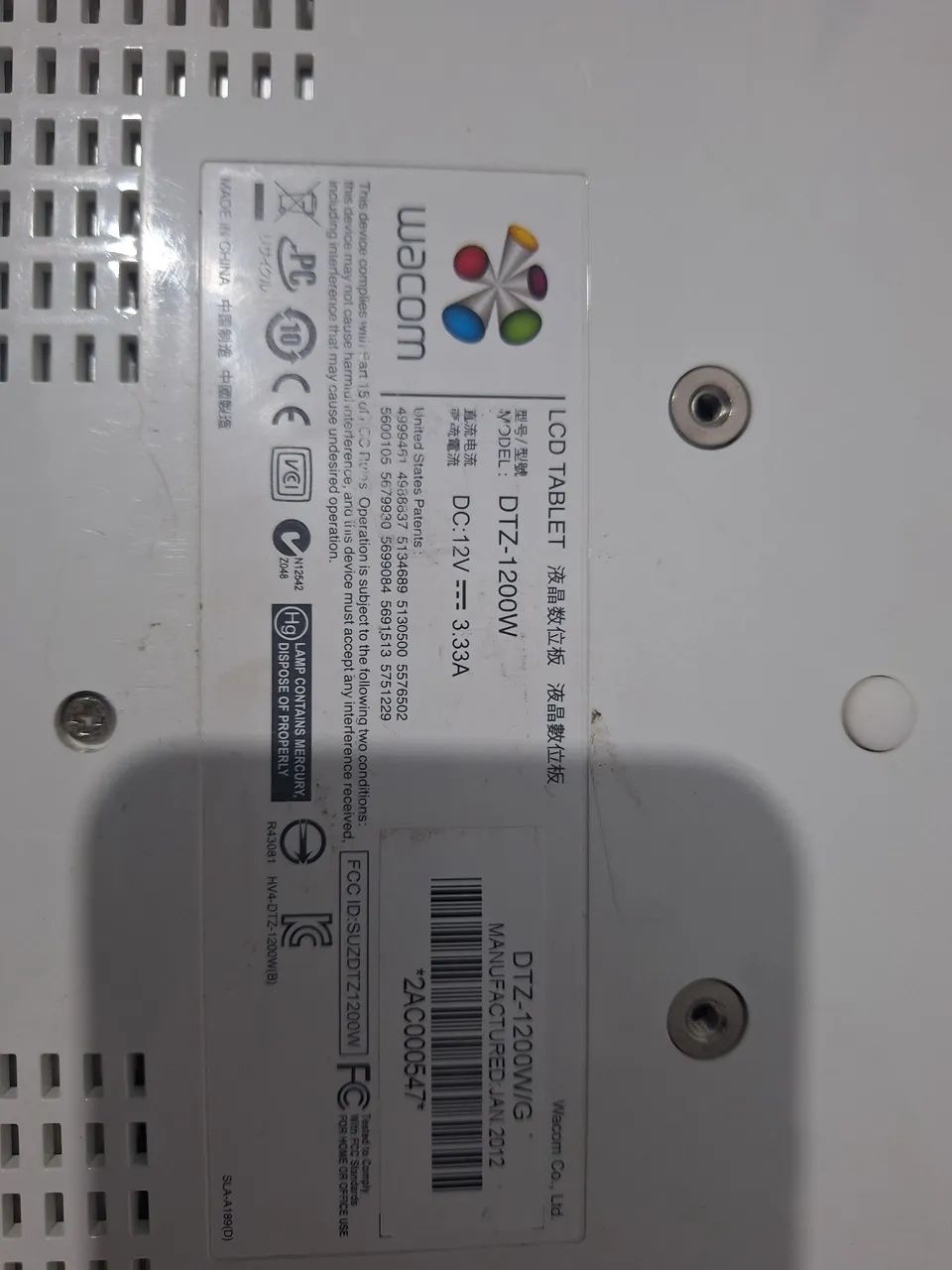 Mesa digitalizadora wacon cintiq 12wx - Foto 4