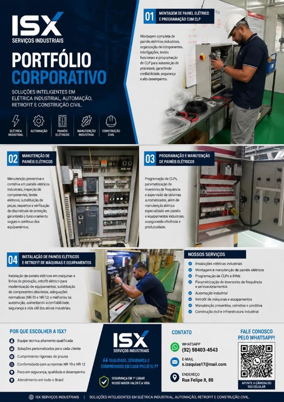 Serviços Elétricos Industriais , Manutenção Automação. 