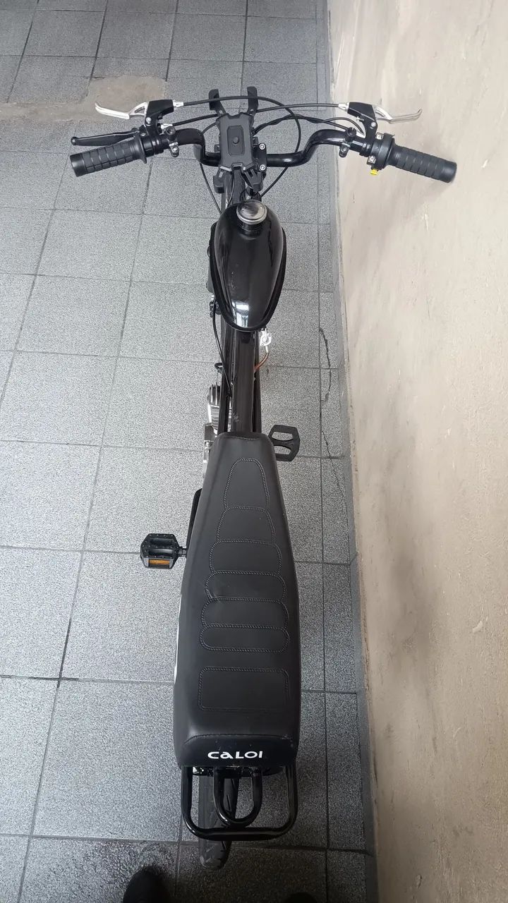 BICICLETA MOTORIZADA USADA SOMENTE 5 VEZES!!!! - Foto 4