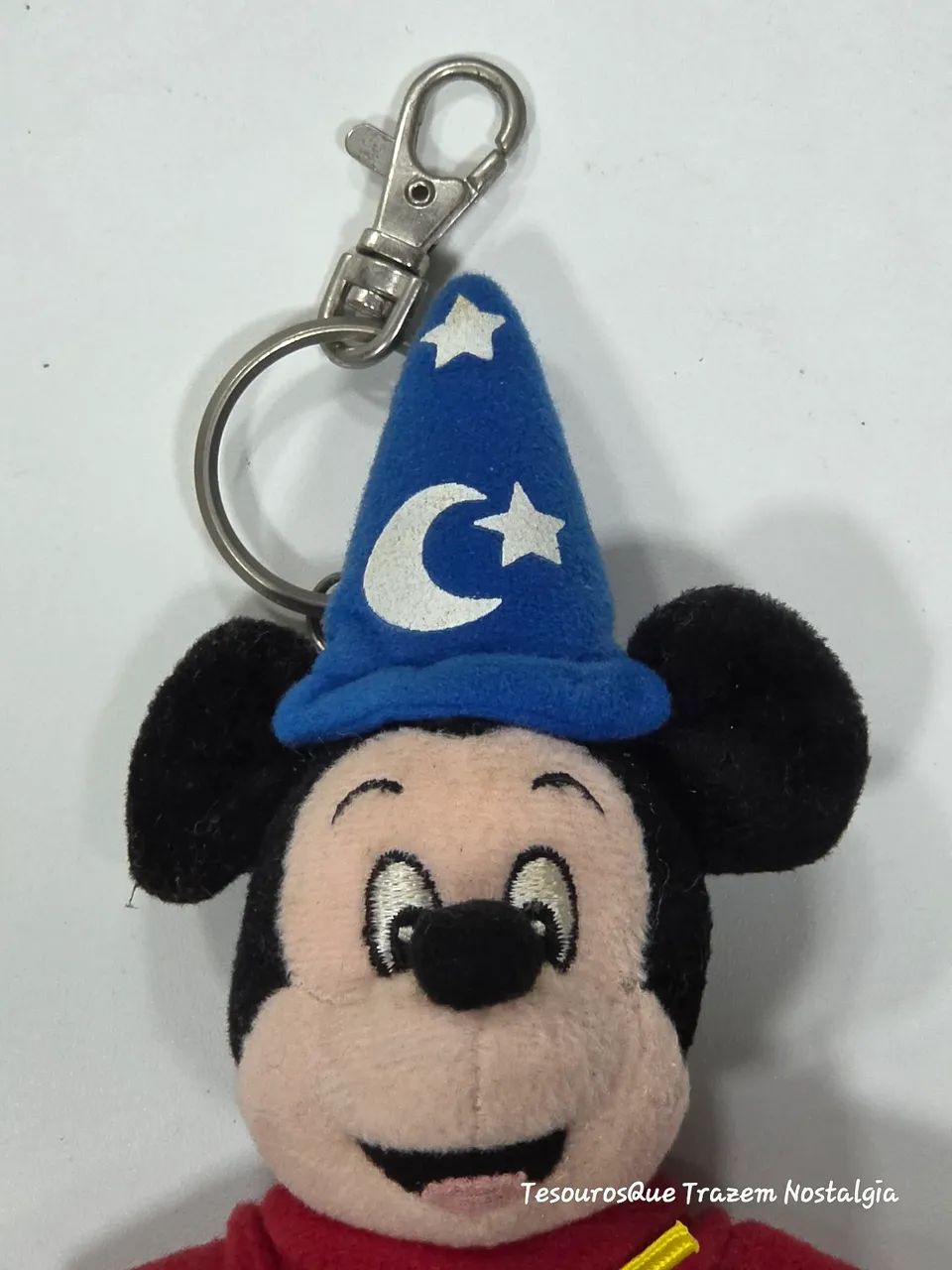 Chaveiro Pelúcia Mickey Mágico/Feiticeiro 19cm Disney Parks - Foto 3