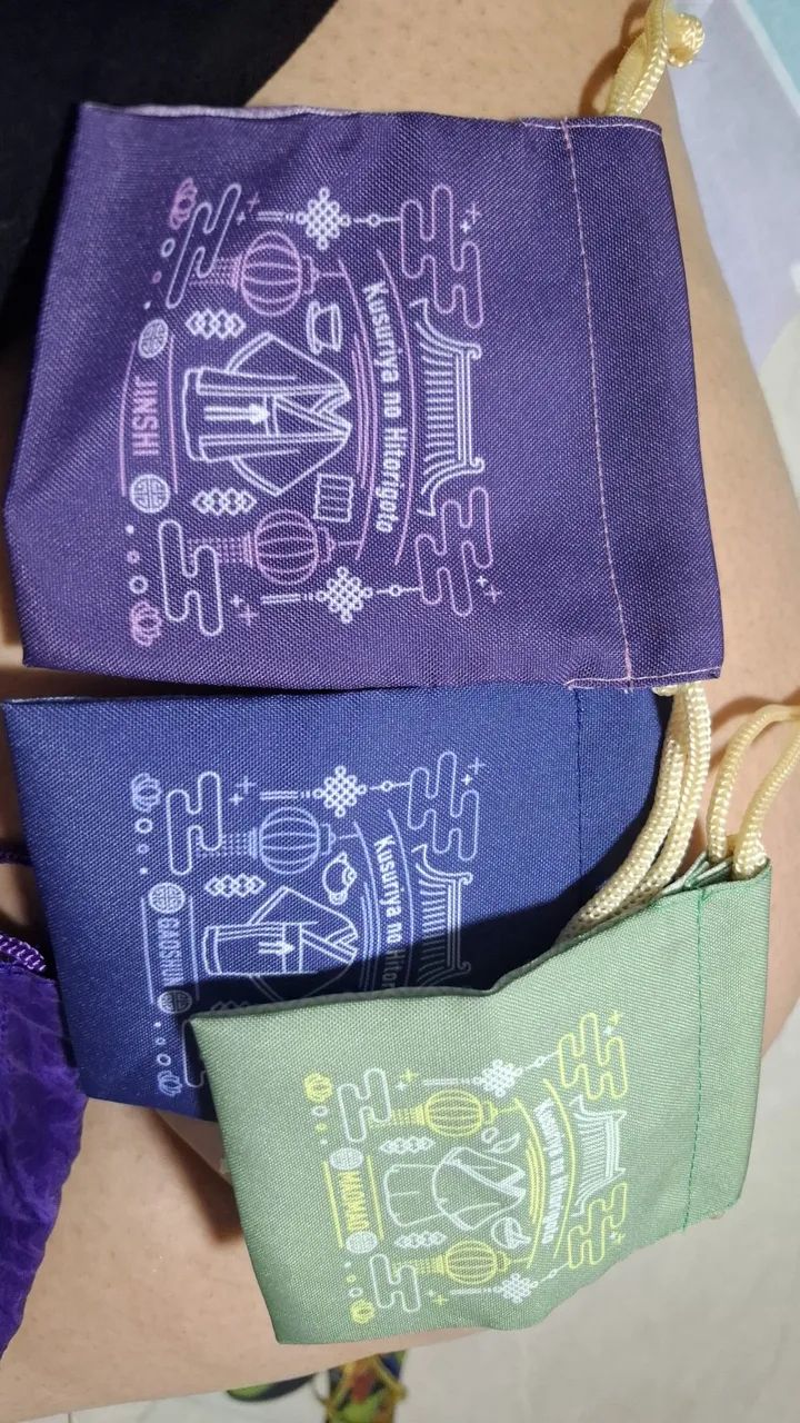 Bolsas minis de Anime da Daiso