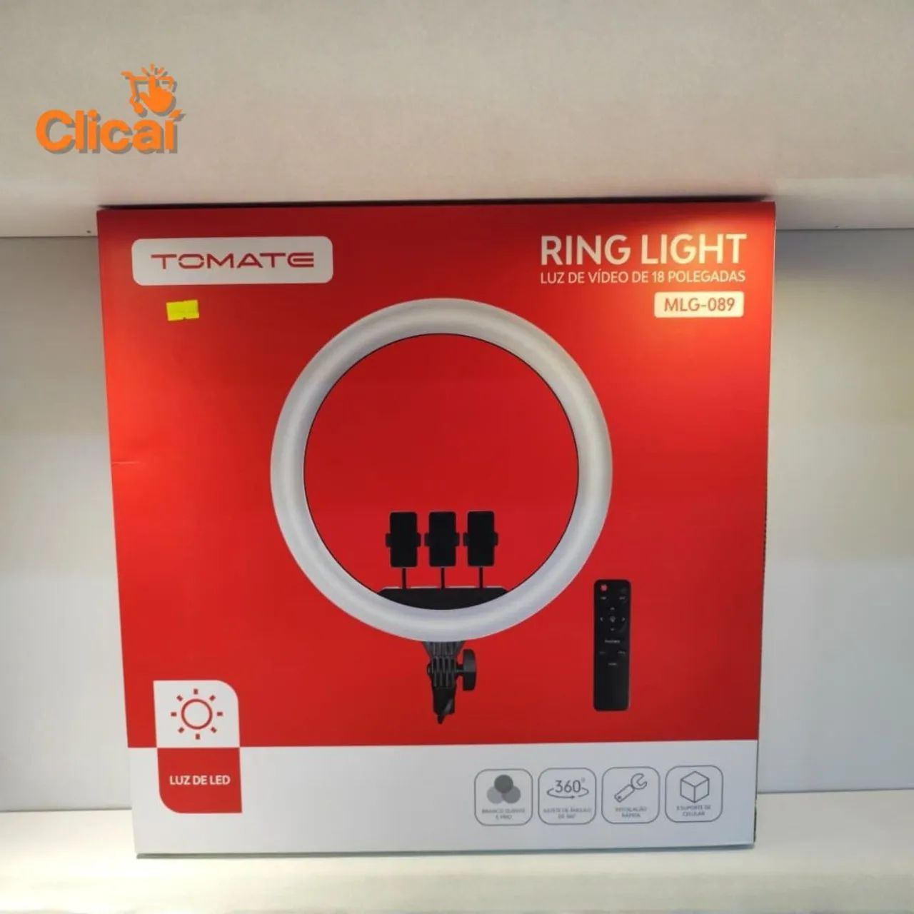 Ring light tomate 18 polegadas  - Foto 4