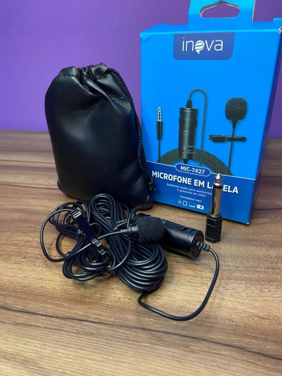 MICROFONE EM LAPELA MIC-7427 INOVA - Foto 2