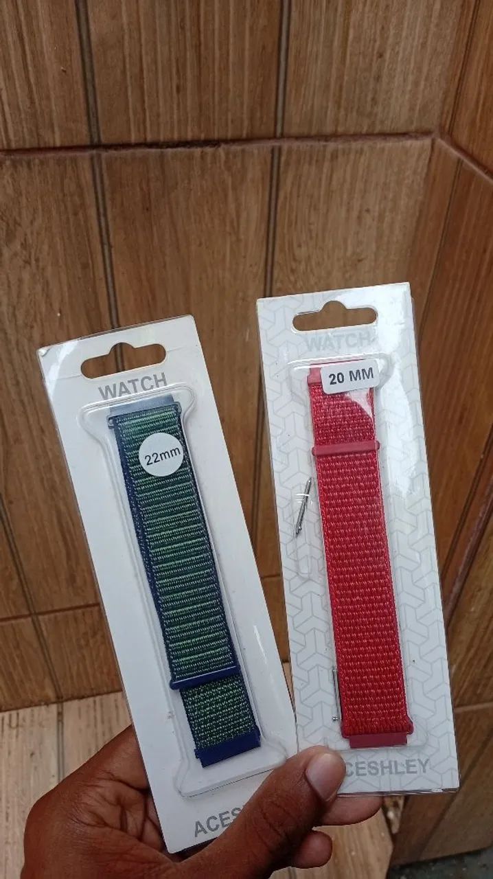  COMBO DE PULSEIRAS SMARTWATCH DE NYLON