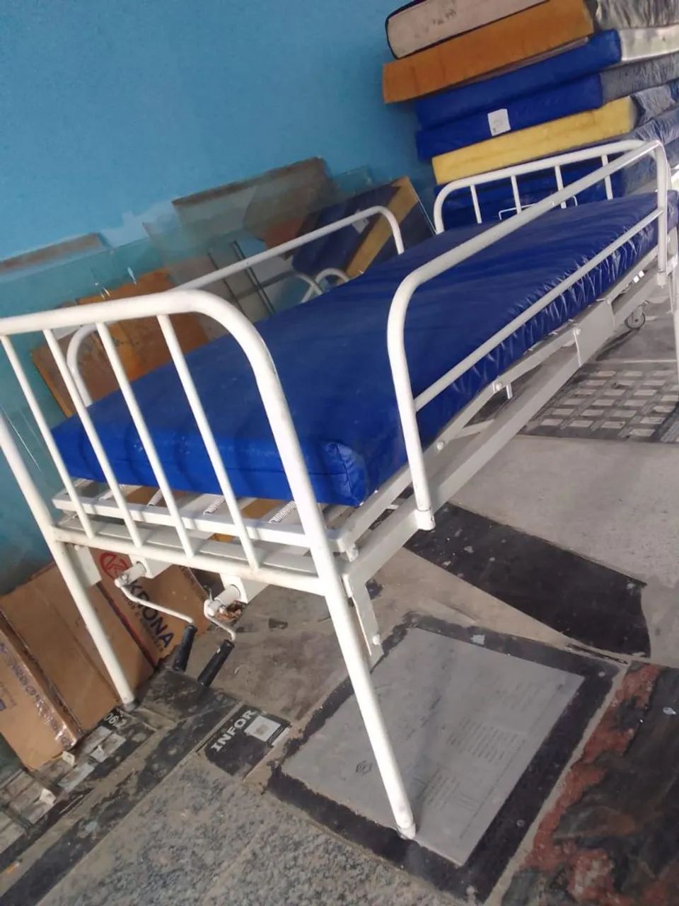 Cama hospitalar manual - aluguel e venda  - Foto 2