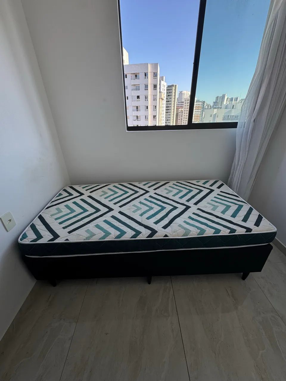 Colchão ortobom + base  - Foto 3