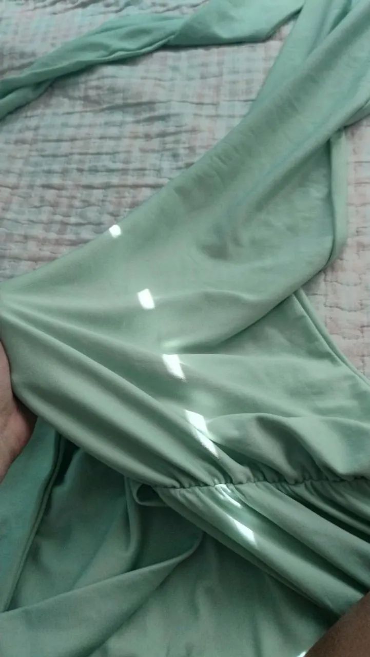 Vestido longo multiformas verde - Foto 2