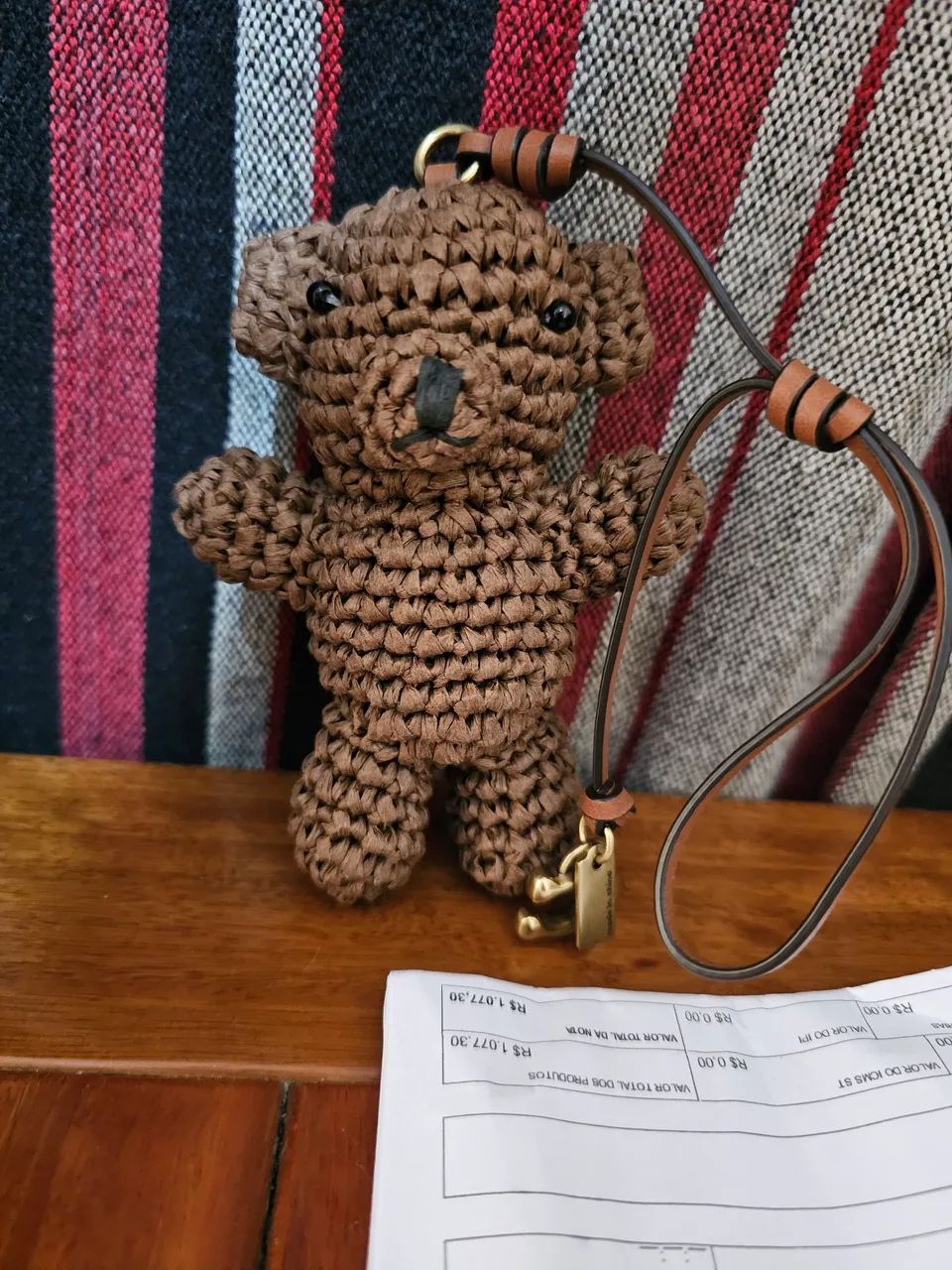 Charm Urso palha coach original - Foto 2