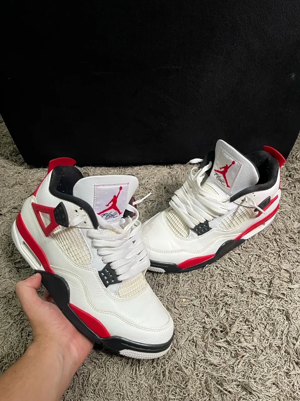 Air Jordan 4 Red Cement - Original com Caixa