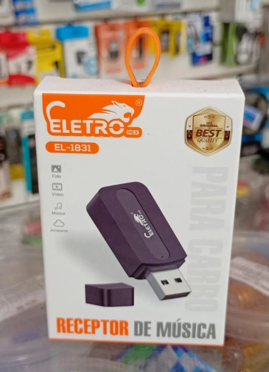 Adaptador Bluetooth Usb Para Som Veicular Residencial - Novo