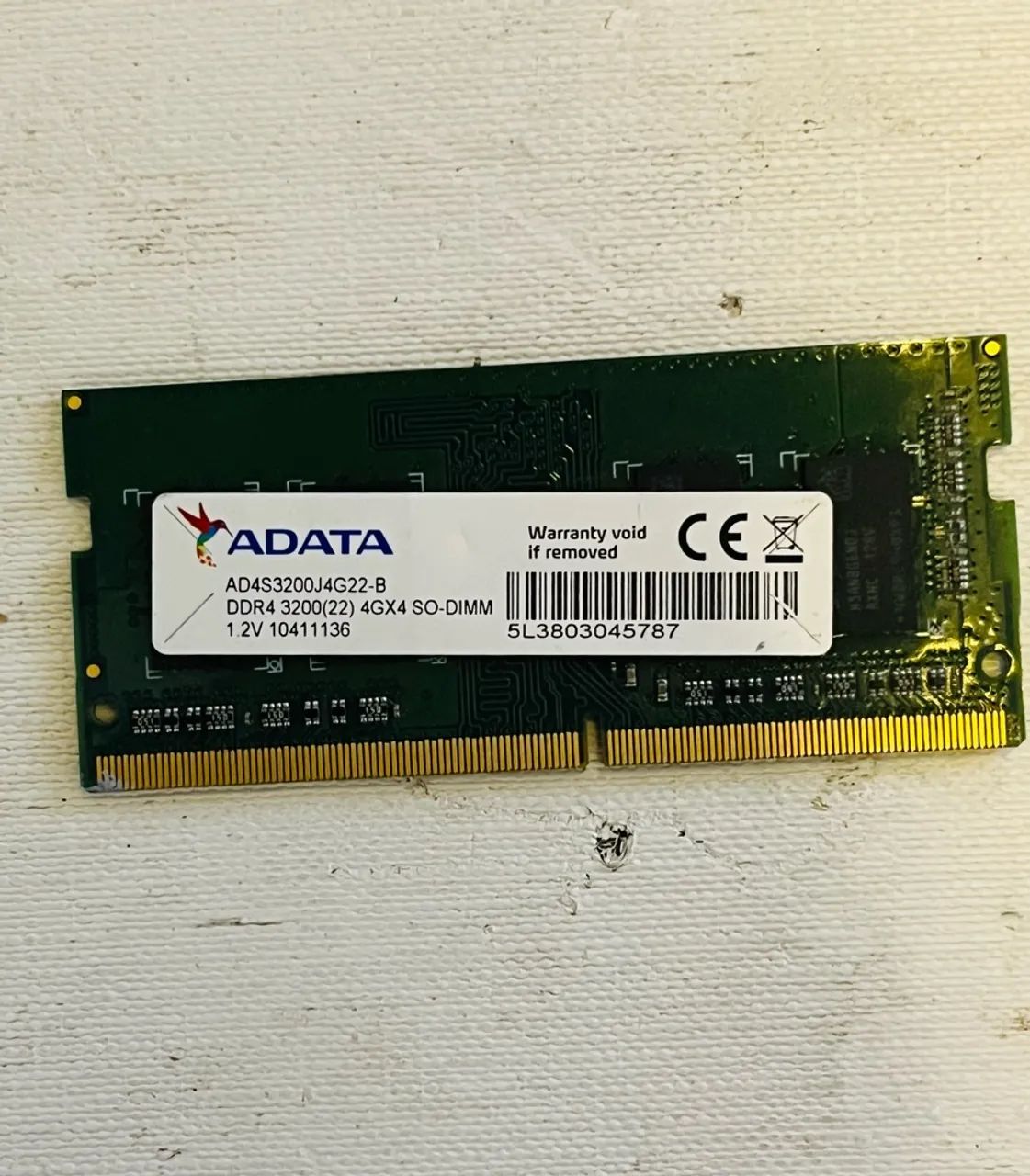 Memória RAM Notebook DDR4 4GB 3200MHz ADATA e SMART SO-DIMM - Foto 2