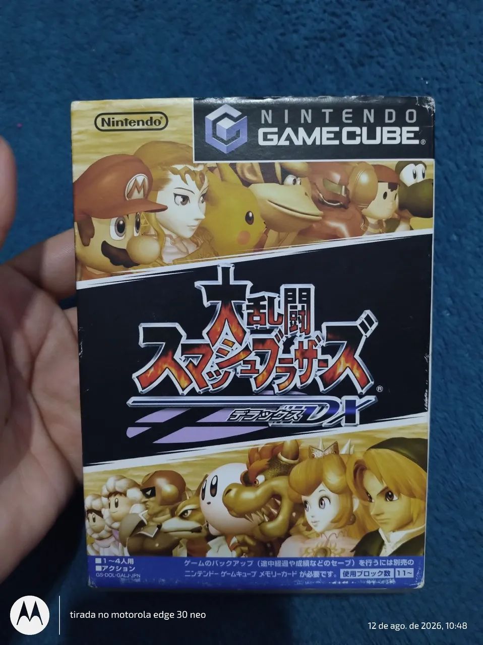 Smash Bros Nintendo game cube original 