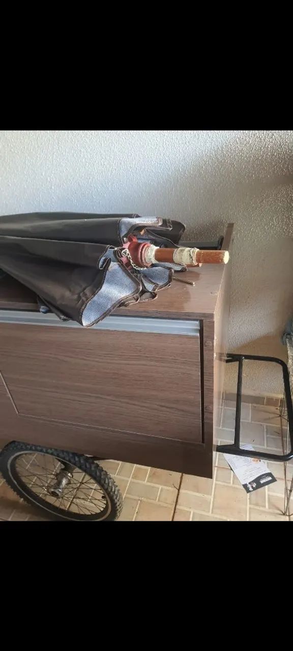 Bicicleta com estufa p/ salgados incluso  - Foto 4