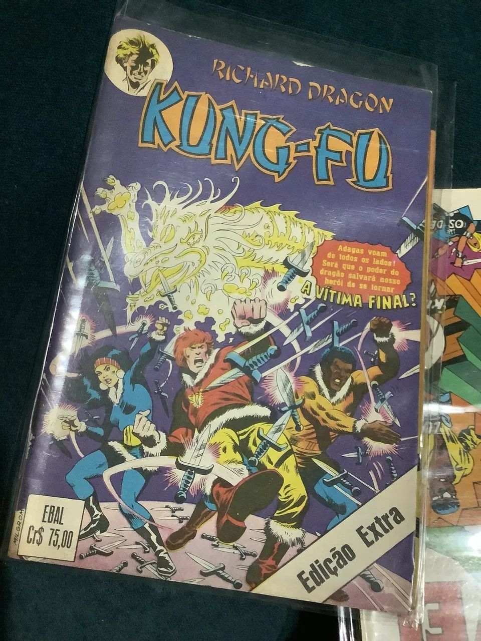 Educa extra Kung Fu: Richard Dragon - EBAL (JAN/1982)