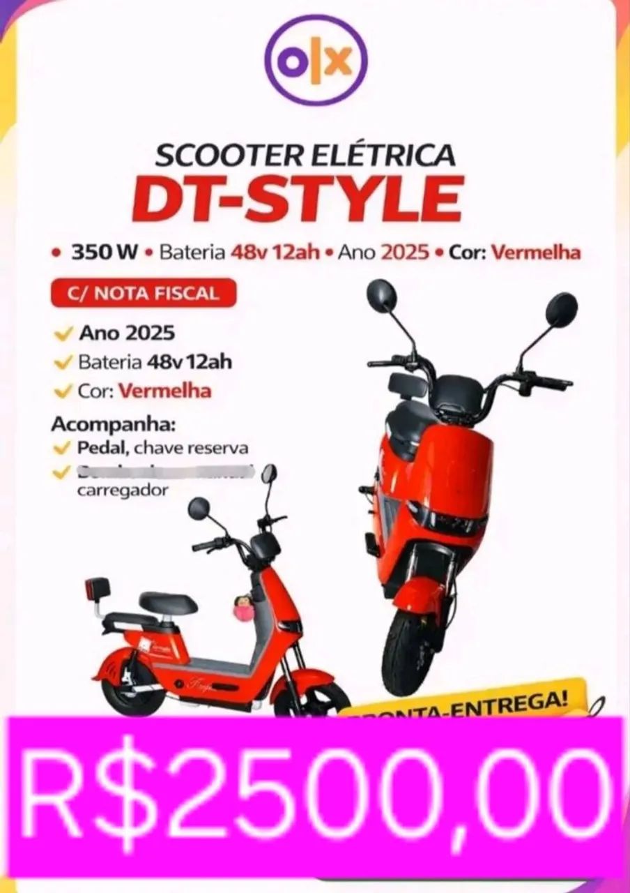 Bicicleta elétrica DT-STYLE