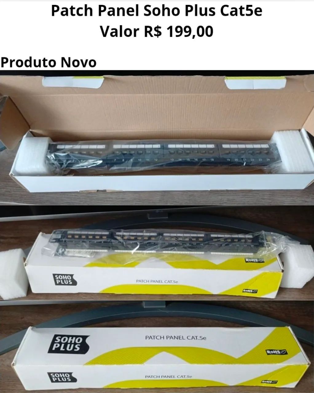 Patch Panel Cat5e Soho Plus