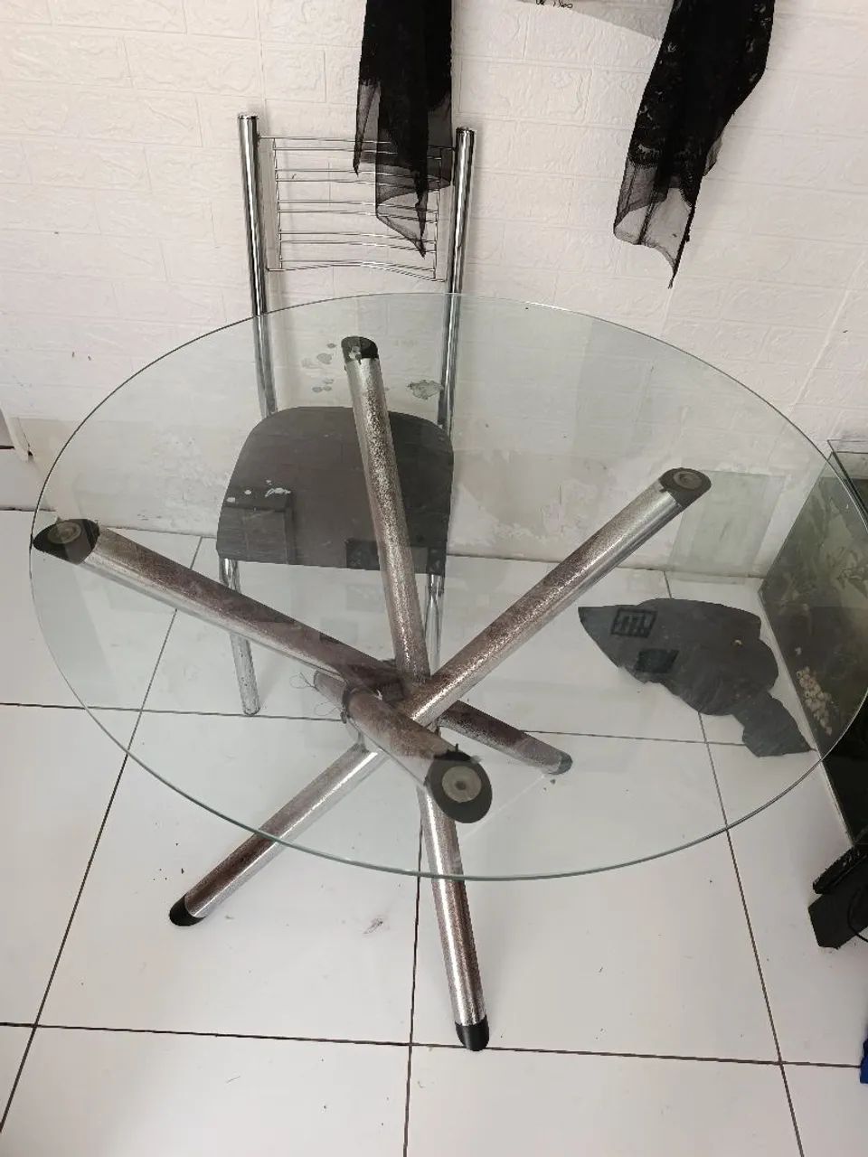 Mesa de vidro redonda - Foto 2