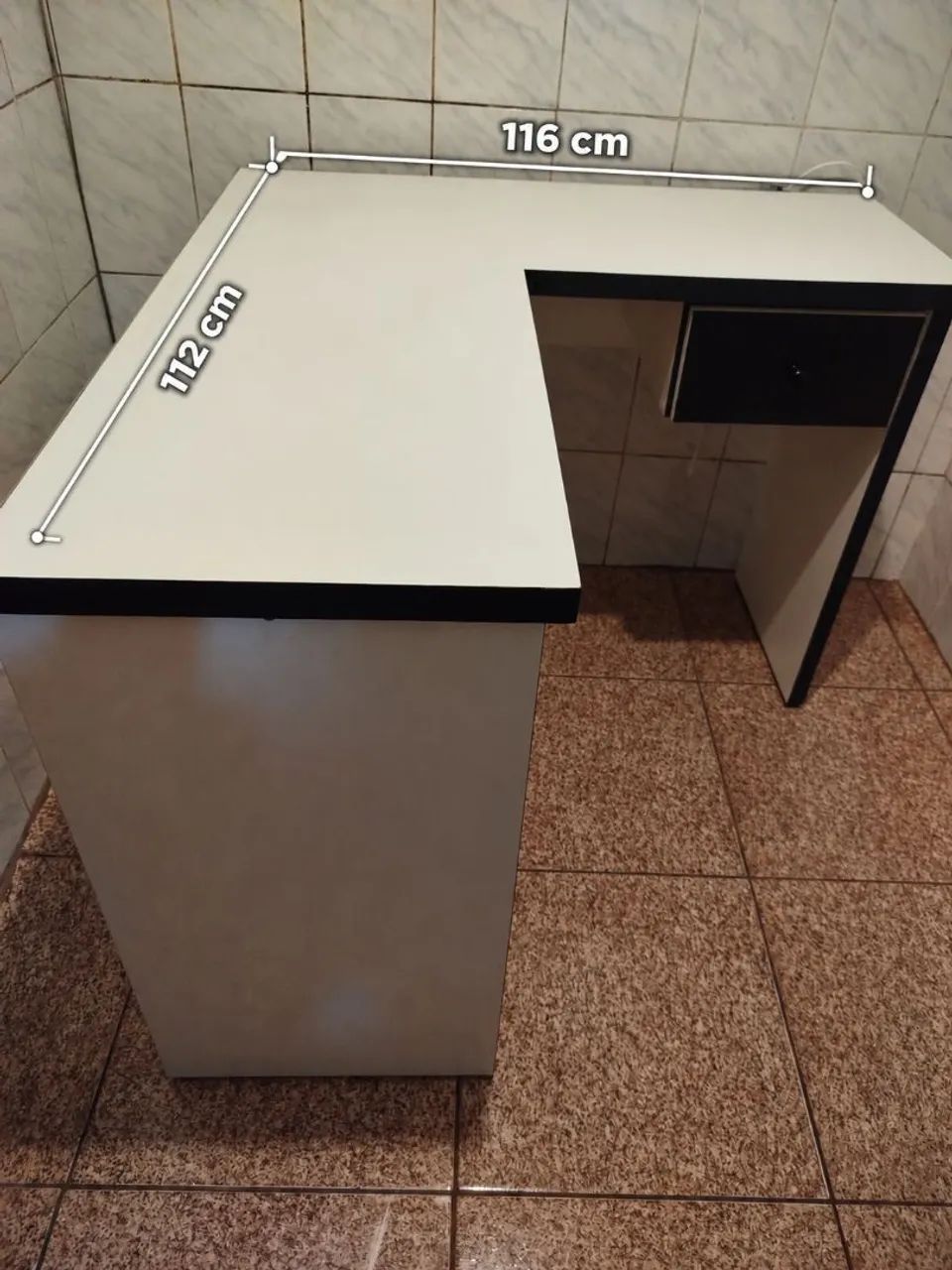 Mesa escrivaninha marcenaria - Foto 2