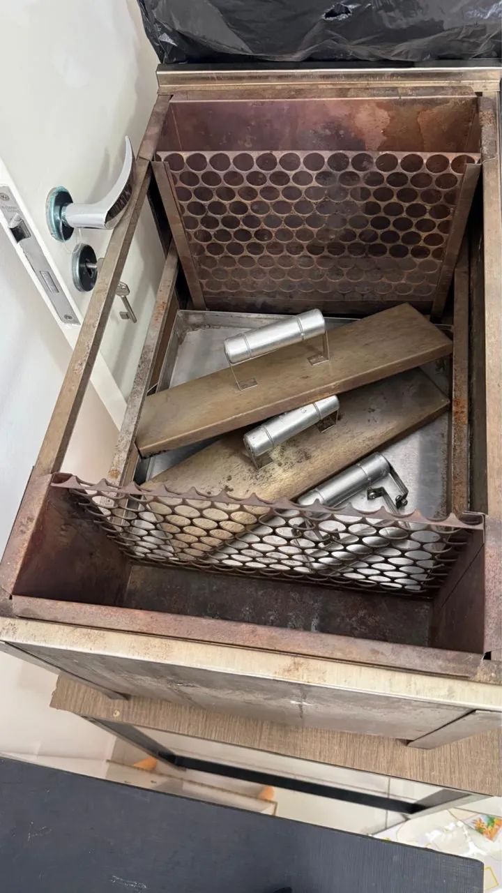 Churrasqueira para apartamento ou casa sem ecológica aço inox grelha incluso fumaça - Foto 5