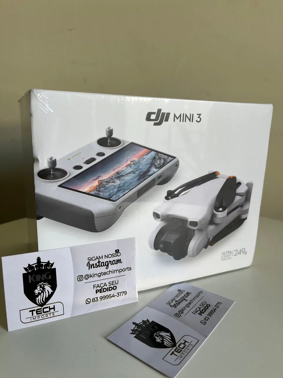 DRONE DJI MINI 3 COM TELA LACRADO - Foto 2