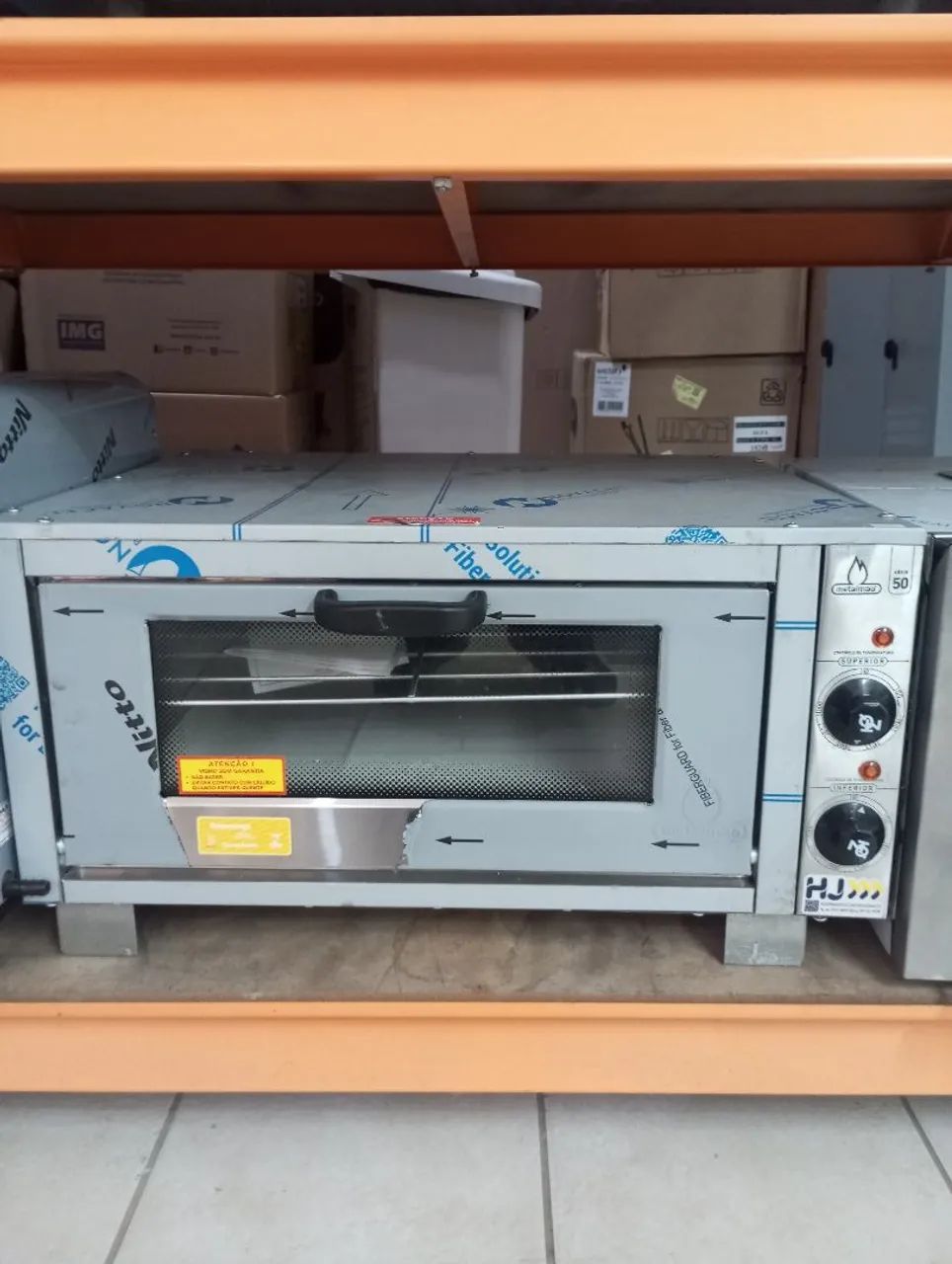 NZ. Forno pizza turbo elétrico METALMAQ
