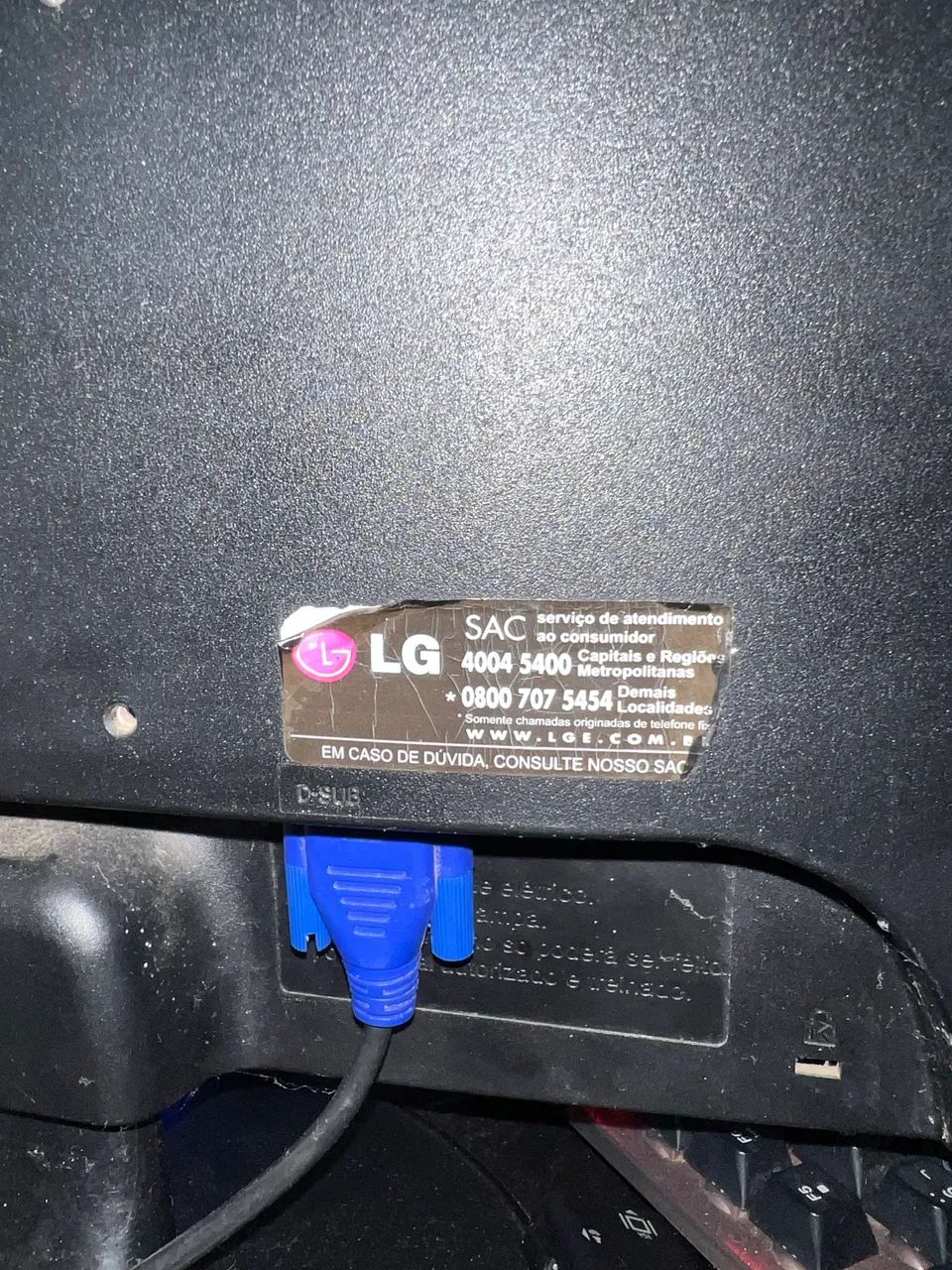 Monitor LG 60hz 20 polegadas 