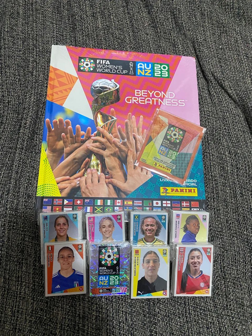 ÁLBUM COMPLETO DA COPA DE 2023 FEMININA