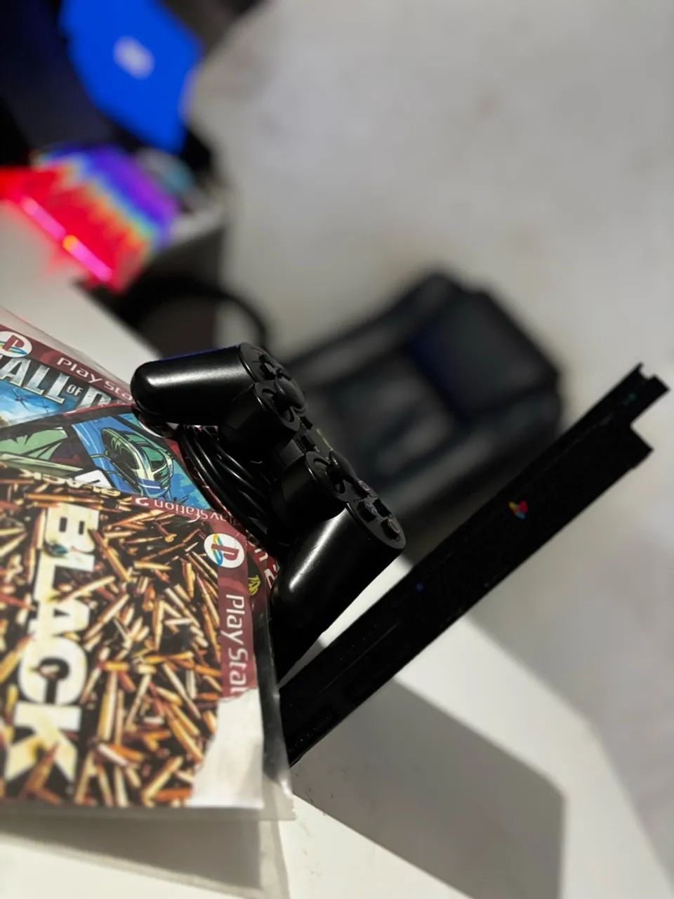 PS2 SLIM DESBLOQUEADO COM JOGOS - Foto 3