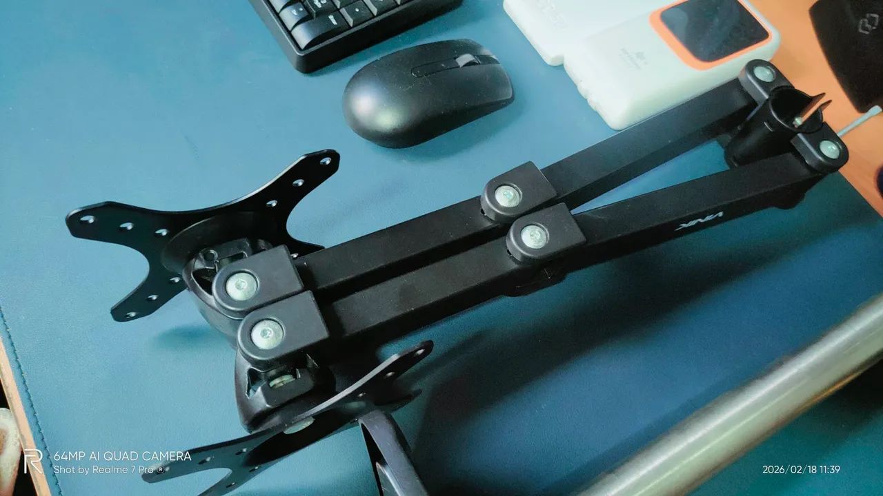 Suporte de mesa para 2 monitores de 13 a 32 polegadas - Foto 3