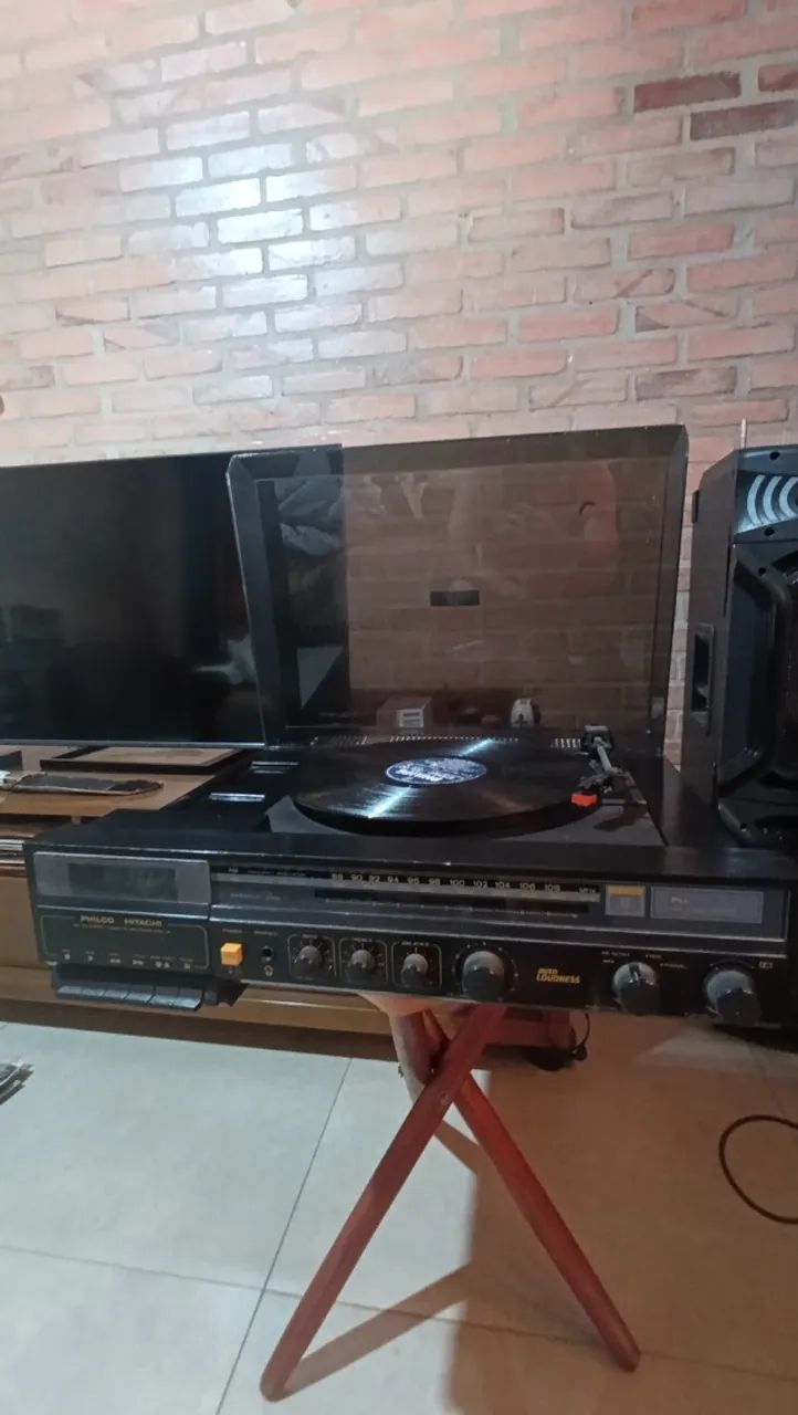 Toca disco Philco Hitachi 3 em 1