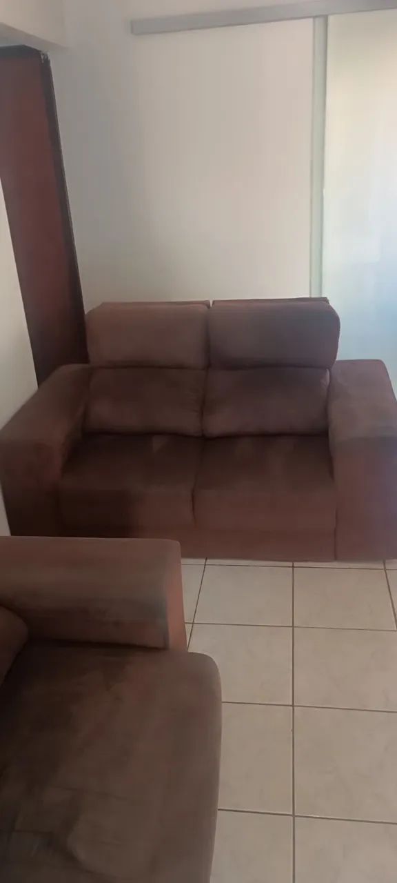 Sofá retrátil 3 e 2 lugares. - Foto 2