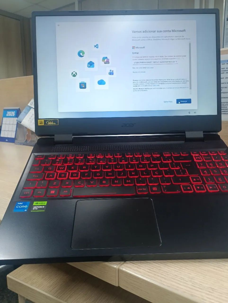 Notebook Gamer | NITRO V - RTX 3050 