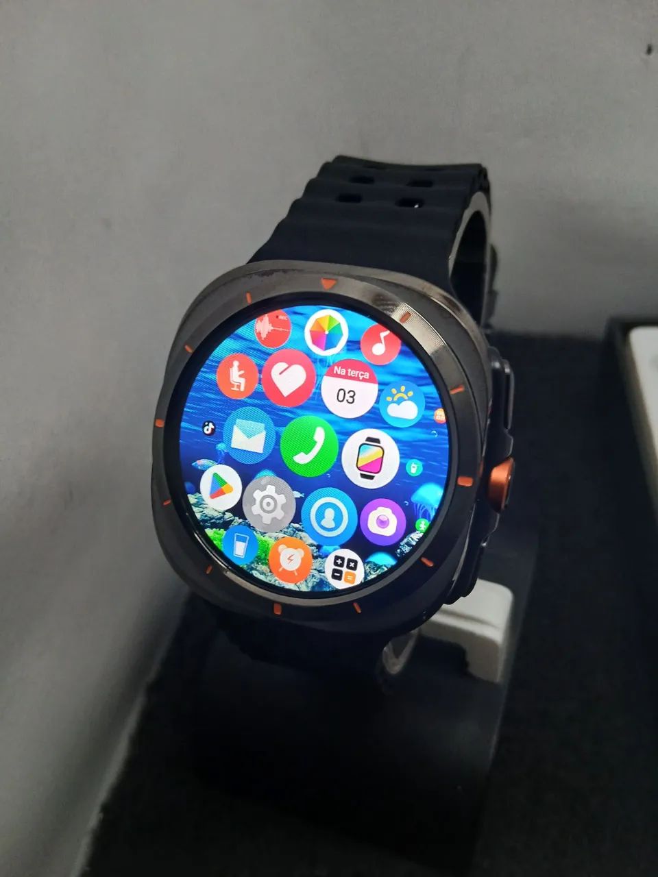SMARTWATCH HOWEAR HW S-12 CALL 5G C/ CÂMERA.  * NOVO * - Foto 4