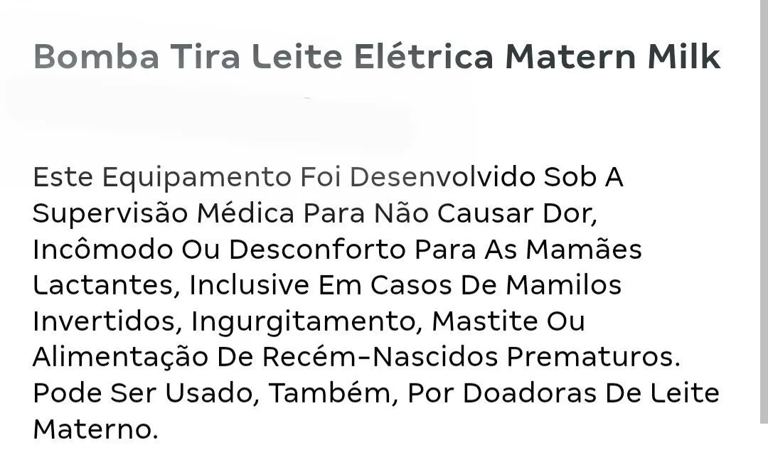 Bomba de vácuo elétrica para tirar leite - Foto 2