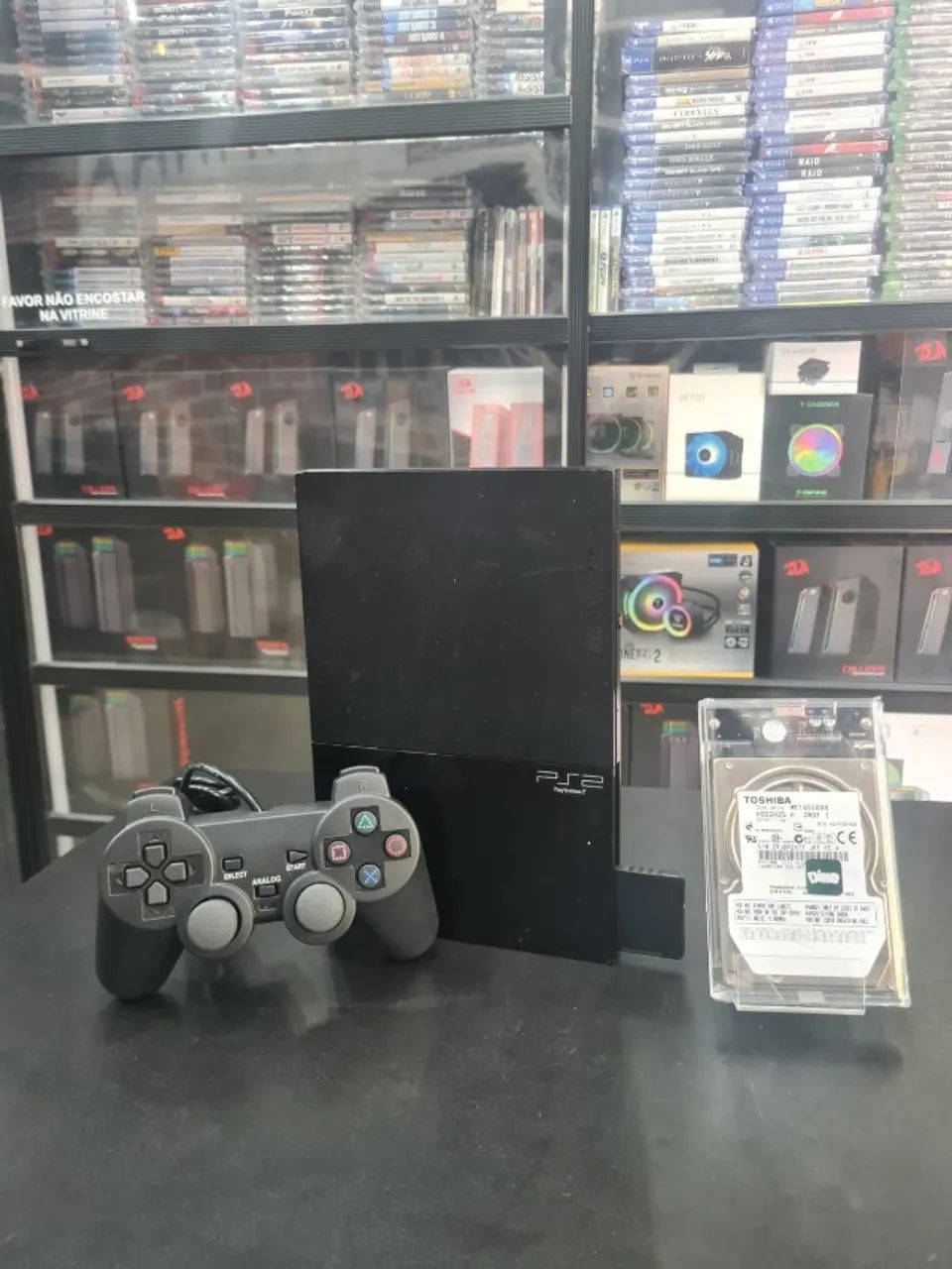 Console Playstation 2 Slim Desbloqueado
