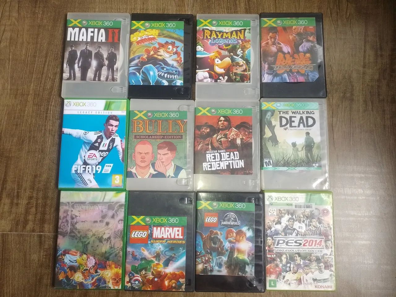 Xbox 360 2 controles fonte e Kinect, 36 jogos - Foto 5