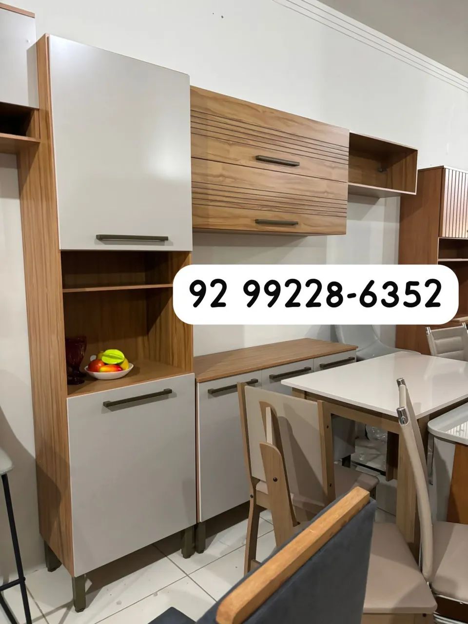 Armário de cozinha completo 