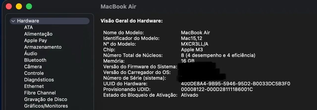 MacBook Air M3 16GB 512SSD impecável  - Foto 4
