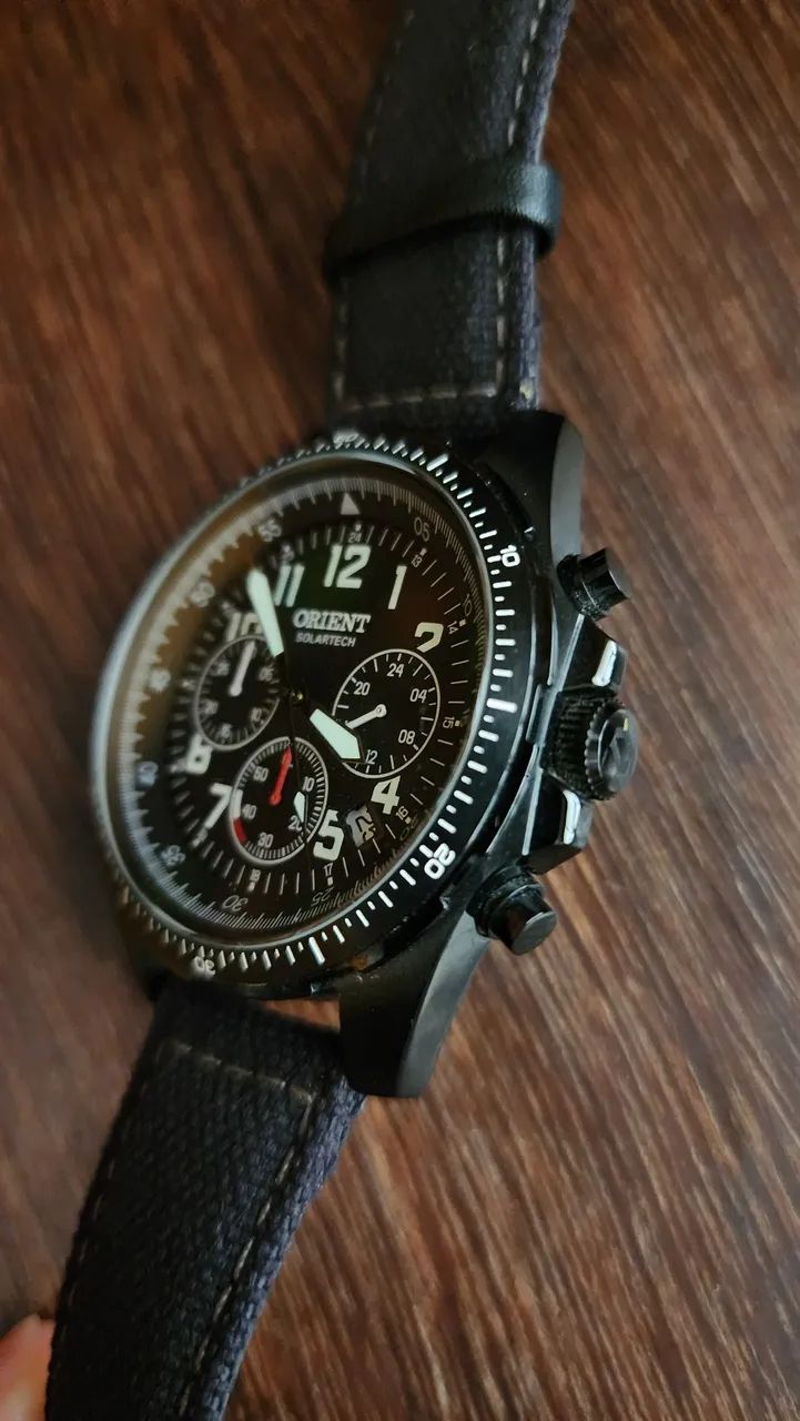 Relógio Orient Solartech Cronógrafo (MPSNC003 P2PX) - Acessórios